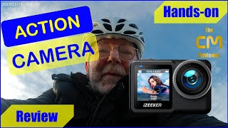 iZEEKER iA400 Test 4K Action Cam Touch Dual Display EIS 64GB WiFi 12m wasserfest  Geheimtipp [upl. by Yasnyl]