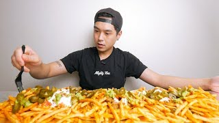 Taco Bell Loaded Nacho Fries Mukbang [upl. by Izzy673]