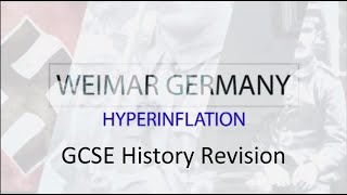 GCSE History Hyperinflation [upl. by Ibbob]