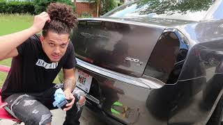 How To DEBADGE your car 2019 CHRYSLER 300S [upl. by Carbrey]