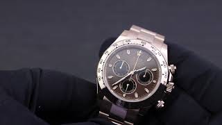 Rolex Cosmograph Daytona Everose Gold 116505 quotChocoquot Dial Unboxing amp Presentation [upl. by Ethelred]