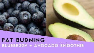 Blueberry  Avocado Fat Burning Smoothie Recipe [upl. by Aicnilav396]