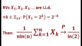 Convergence in probability example [upl. by Gianna]