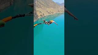 Bungee jumping 💯 trending shorts [upl. by Adihaj]