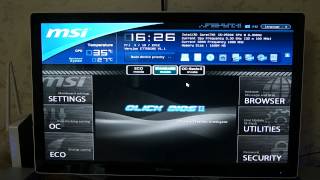 MSI ZH77AG43 Gen3 Click Bios2 [upl. by Martz277]