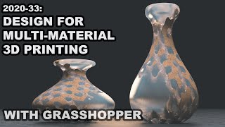 How to Designing for MultiMaterial 3D Printing  Monolith  Grasshopper [upl. by Iram]