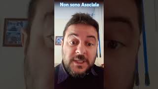 Non sono Asociale frasedelgiorno frasi parole pensieri riflessioni social video short [upl. by Yreme]