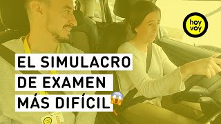 La ponemos a PRUEBA con el SIMULACRO de EXAMEN PRÁCTICO de CONDUCIR más DIFÍCIL 🔴😱 ¿Aprobará [upl. by Zaccaria726]