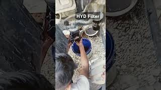 Hydraulic filter change [upl. by Fiona]