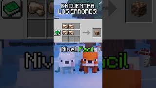 Encuentra el ERROR en minecraft [upl. by Yael]