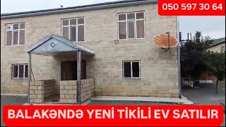 1142 Balakəndə ev satılır yeni tikili 2 mərtəbəli 5 sot ərazi ilə Kupçalı 100 000 azn qiyməti [upl. by Abas]