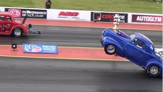 Dragstalgia 2016 part 14 US Fuel Altereds Cannonball etc [upl. by Anaili]