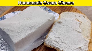 Homemade Cream Cheese Recipe by Minashome  How to Make Cream Cheese  minashome [upl. by Enoj311]