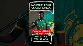 KAMBOLE AZUIA USAJILI YANGA yangaleo [upl. by Liauqram182]