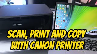 CANON MG3600 HOW TO Do SCAN PRINT AND COPY  FULL GUIDE [upl. by Aidil384]