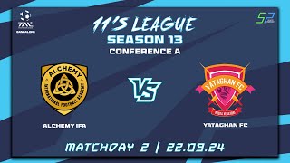 TAL Bengaluru  11s  Season 13  Con A  Game Week 2  Alchemy IFA VS Yataghan FC  220924 [upl. by Cecilius]