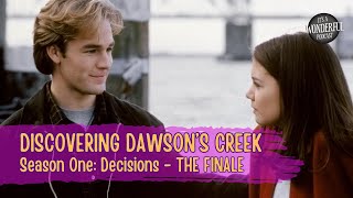 Discovering Dawsons Creek The Season One FINALE  Morgan Hasnt Seen TV [upl. by Ridan]