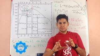 Reacciones Invariantes en Diagrama de Fases NiSn  Metalurgia  Salvador FI [upl. by Jo-Anne]