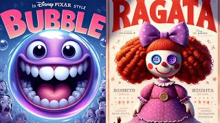 AI Pixar Movie Posters for The Amazing Digital Circus ai being wild 💀💀 [upl. by Notrom]