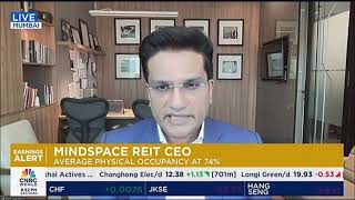 CNBC Asia X Ramesh Nair CEO Mindspace Business Parks REIT [upl. by Yoc691]