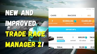 Trade Race Manager 2 Rich Racer BETA GAMEPLAY FULL Tutorial Play to Earn NFT Games [upl. by Papst]