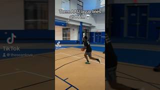 AAU layup lines in the Morning 💀💀💀 basketball relatable hooper youtubeshorts [upl. by Yerkovich]