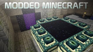 Modded Minecraft Ep 14 Portail Linked [upl. by Sillaw]