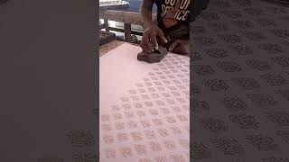 Block Printing for Beginners Design Fabric Easily [upl. by Patterson]