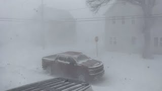 Buffalo buried in recordsetting snowfall [upl. by Quintina]