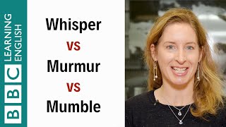 Whisper vs Murmur vs Mumble  English In A Minute [upl. by Olbap]