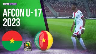 Burkina Faso vs Cameroon  AFCON U17 HIGHLIGHTS  05072023  beIN SPORTS USA [upl. by Brett]