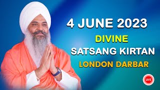 Live  London Darbar  Satsang Kirtan Samagam  Sant Trilochan Darshan Das Ji  04June23 [upl. by Analart]