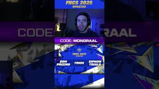 MONGRAAL Reats to TRIO FNCS 2025 mongraal viralvideo fncs globals peterbot clix mrsavage [upl. by Elinet]