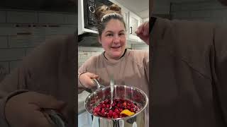 Cranberry Sauce Recipe cranberrysauce thanksgiving thanksgivingrecipe holidayrecipes [upl. by Milinda]