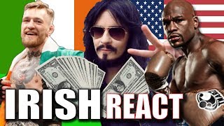 Irish People Kiss Or Punch CONOR MCGREGOR  Mayweather Win [upl. by Eilhsa]