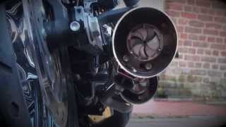 HARLEY DAVIDSON 2014 DYNA STREET BOB MCJ EXHAUST [upl. by Euqinoj795]