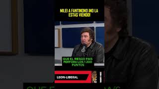 ENTREVISTA MILEI A FANTINO ¡NO LA VES milei politica ln c5n [upl. by Nell37]