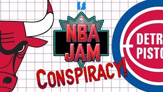 THE BULLS V PISTONS CONSPIRACY  NBA Jam  Blast Processing [upl. by Korten]