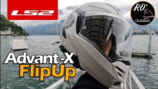 Prova casco Flip Up Modulare LS2 AdvantX [upl. by Nerland479]