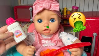 Baby Annabelle doll Sick routine 🤢 [upl. by Anastase915]