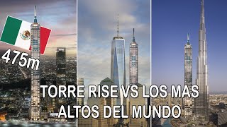 Torre Rise Vs Los 15 Edificios Mas Altos Del Mundo [upl. by Fortunia]