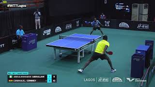 Abdulrahaman Abdullahi vs Emanuel Commey  MS QUAL  WTT Contender Lagos 2024 [upl. by Petite947]