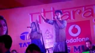 Dhaker Tale Komar Dole Song  Shovan and Trisha [upl. by Durante655]