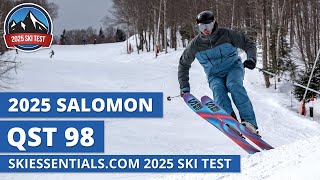 2025 Salomon QST 98  SkiEssentialscom Ski Test Review [upl. by Kristofor]