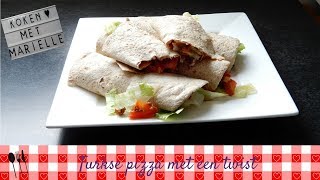 Turkse pizza met een twist  Recept  Koken met Marielle [upl. by Assirec850]