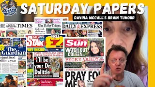 COFFEE MOANING Saturday Papers  Davina McCall Brain Tumour [upl. by Chader837]