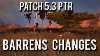 WoW Patch 53 PTR → Barrens Changes [upl. by Abagael]