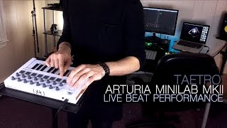 Arturia MiniLab MkII  Live Beat Performance [upl. by Hartley552]