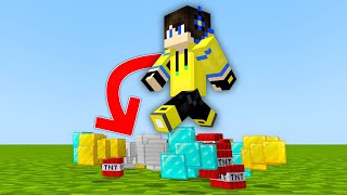 Minecraft But Jumping Multiplies Items [upl. by Retniw973]