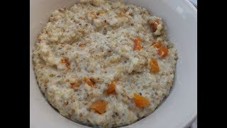 Porridge au mil et abricot  Consommer local [upl. by Neelhtac]